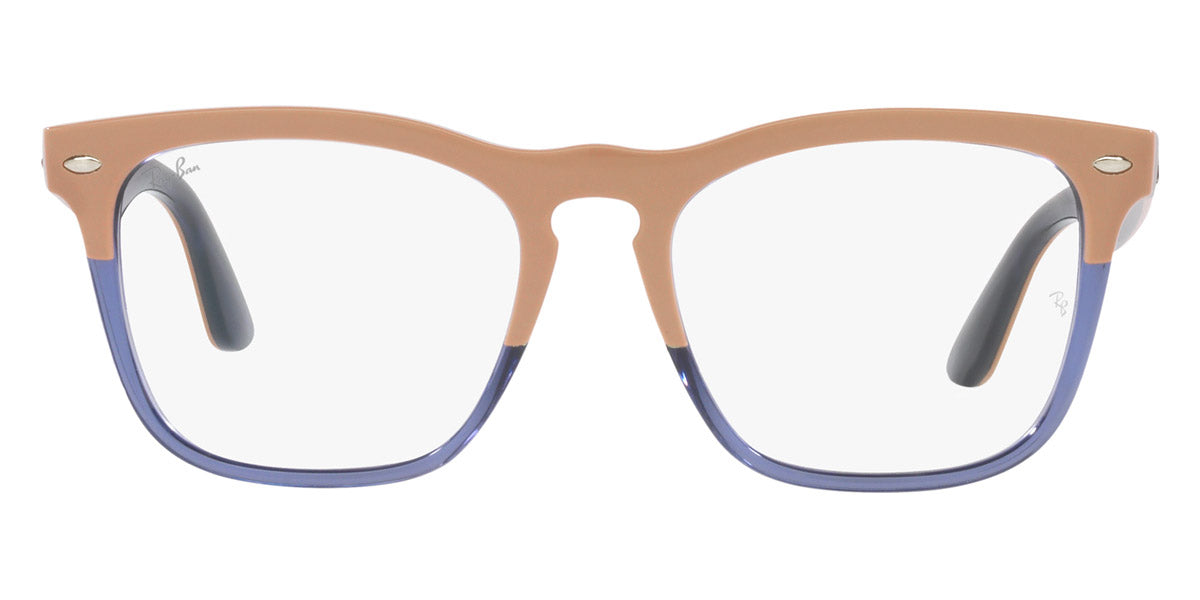 Ray-Ban® Steve RX4487V RX4487V 8193 51 - Black on Transparent Eyeglasses