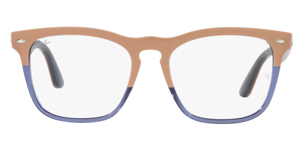 Ray-Ban® Steve RX4487V RX4487V 8193 51 - Black on Transparent Eyeglasses