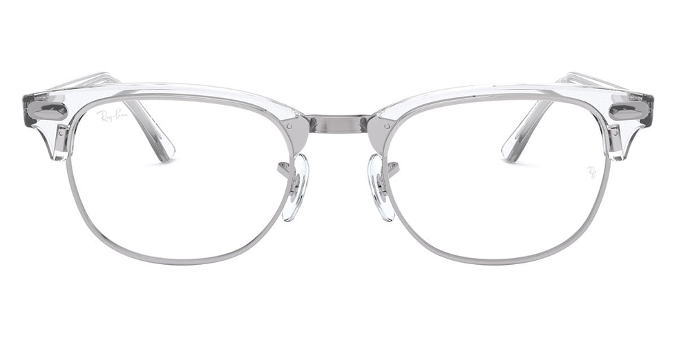Ray-Ban® Clubmaster RX5154 RX5154 2001 49 - White Transparent Eyeglasses