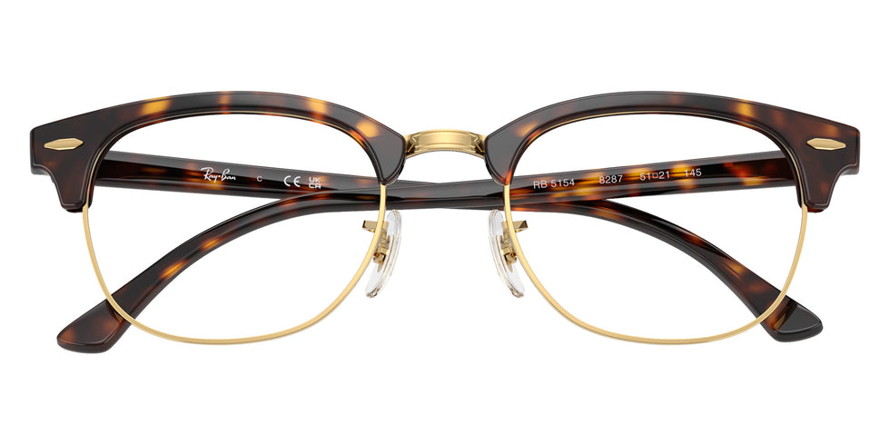 Ray-Ban® RX5154 RX5154 8287 53 Eyeglasses - Havana