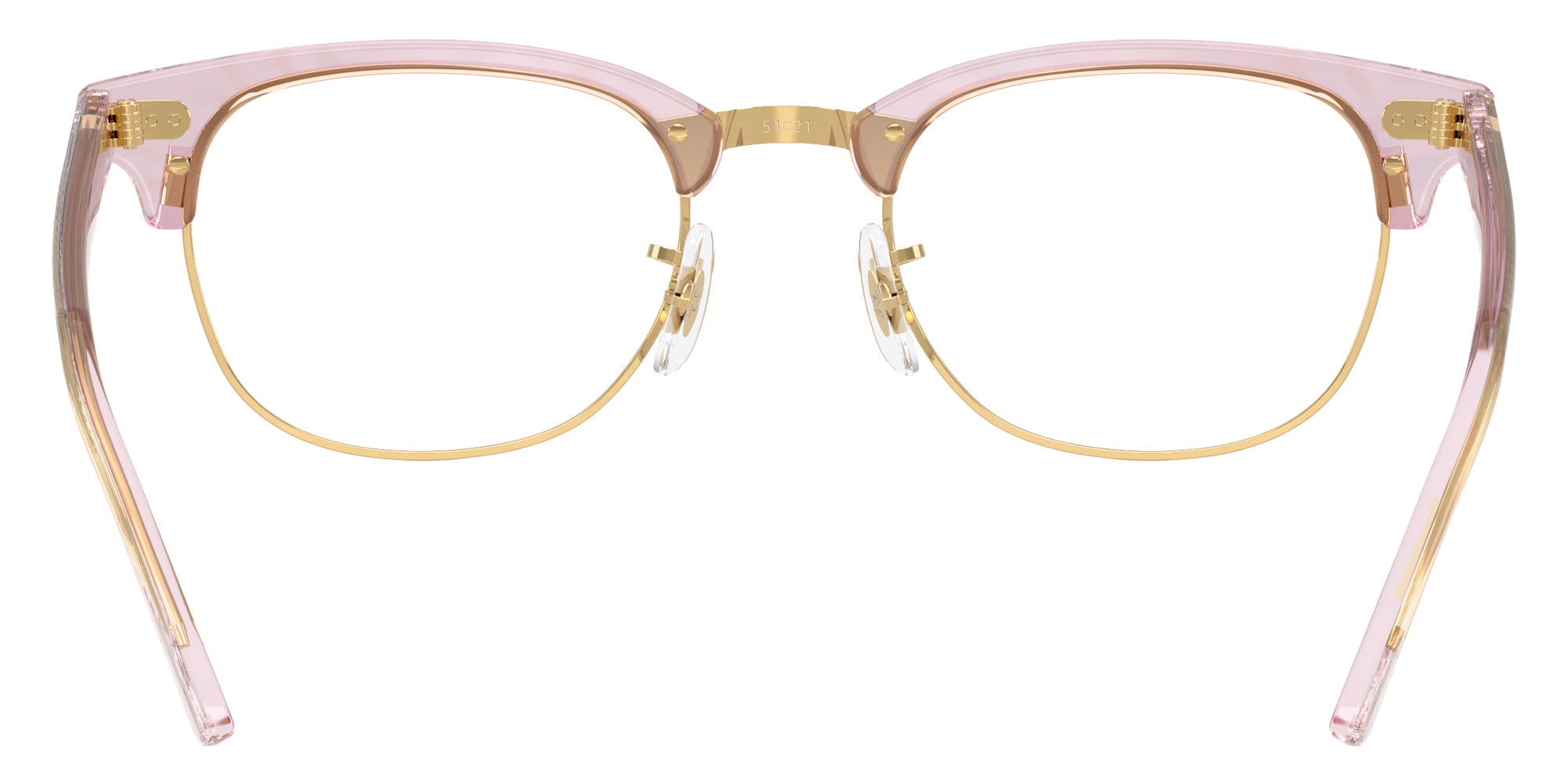 Ray-Ban® RX5154 RX5154 8292 53 Eyeglasses - Photo Waves Purple