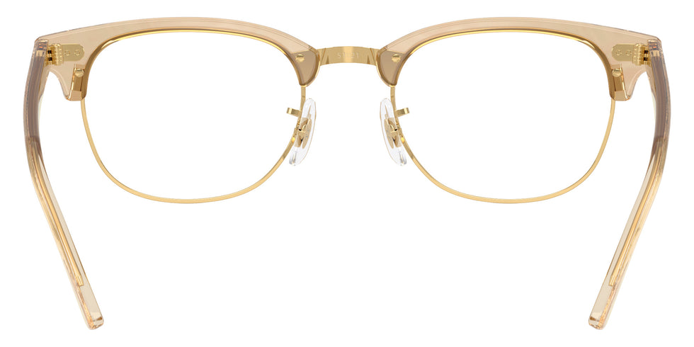 Ray-Ban® RX5154 RX5154 8294 53 Eyeglasses - Photo Waves Brown