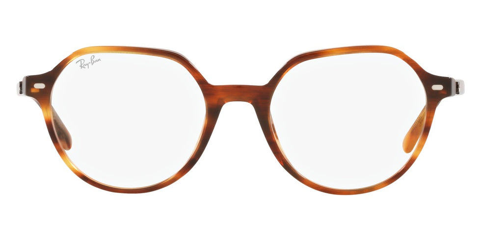 Ray-Ban® Thalia RX5395 RX5395 8251 49 - Striped Brown and Red Eyeglasses