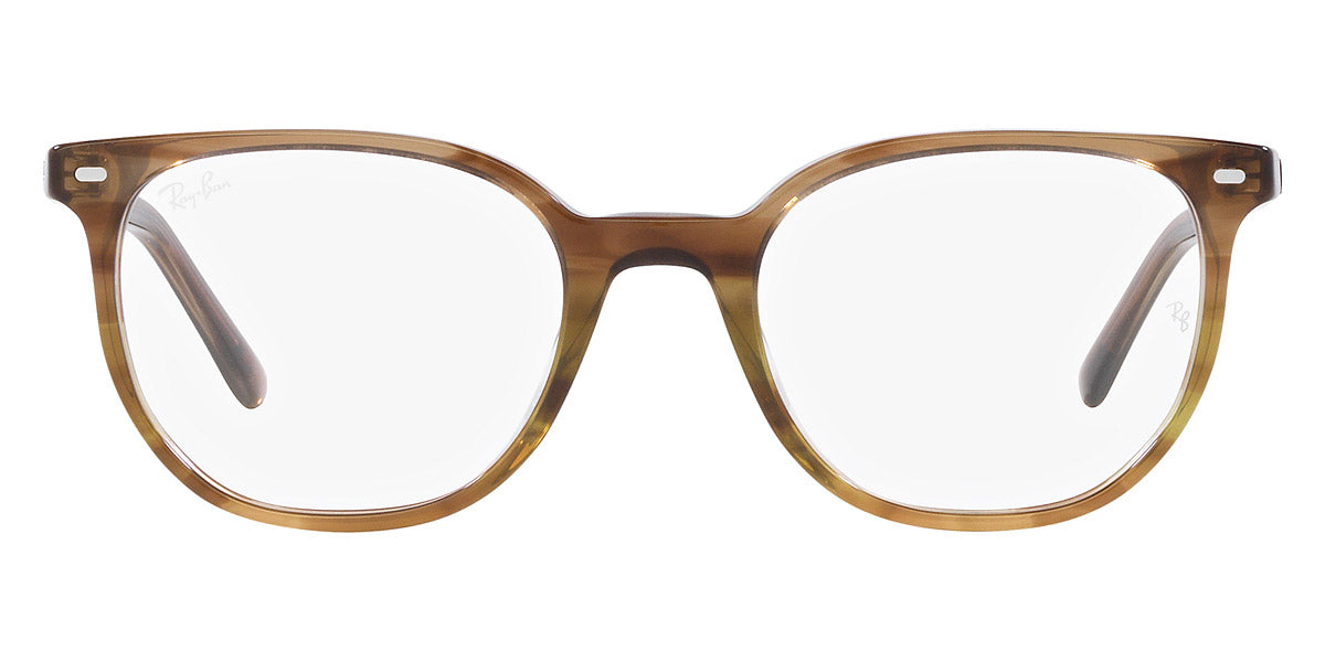 Ray-Ban® Elliot RX5397F RX5397F 8255 52 - Striped Brown and Green Eyeglasses