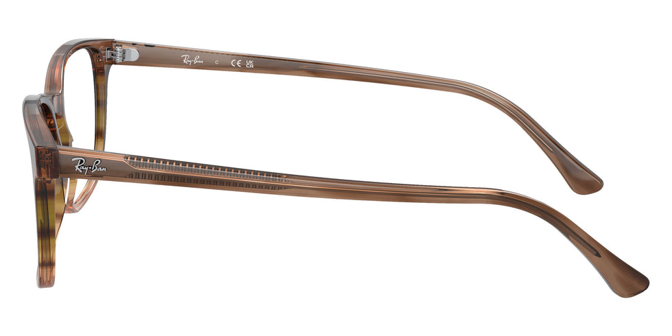 Ray-Ban® RX5418 RX5418 8255 56 Eyeglasses - Striped Brown/Green