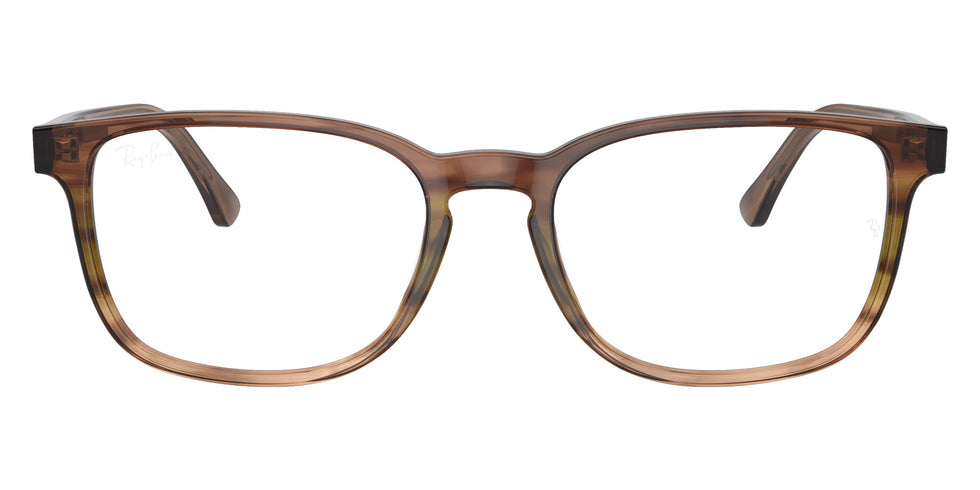 Ray-Ban® RX5418 RX5418 8255 56 Eyeglasses - Striped Brown/Green