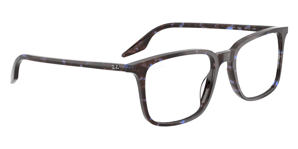Ray-Ban® RX5421 RX5421 8424 55 Eyeglasses - Havana Blue Turtle