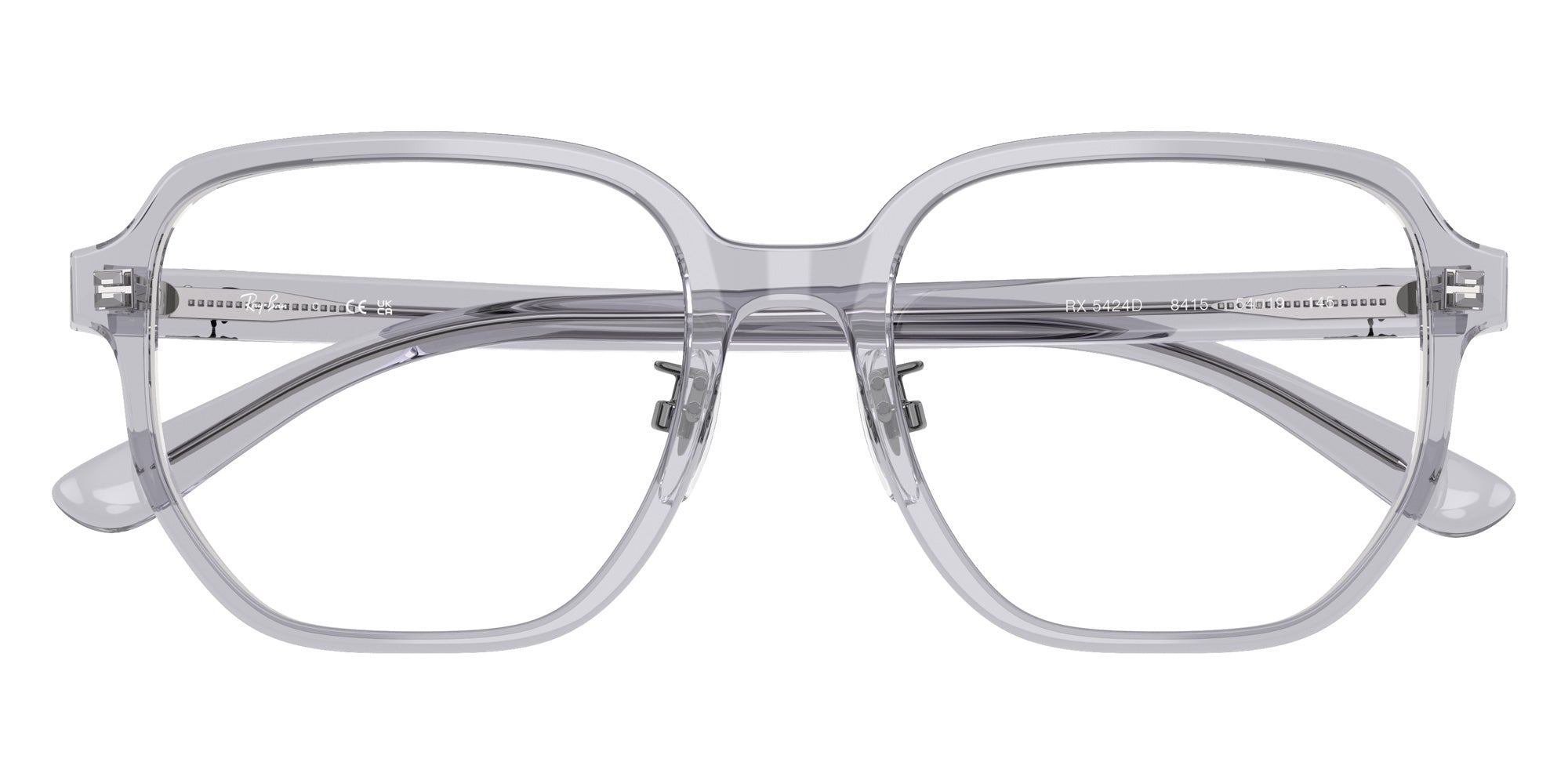 Ray-Ban® RX5424D RX5424D 8415 54 Eyeglasses - Transparent Gray
