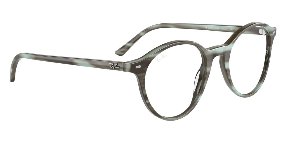 Ray-Ban® RX5430F RX5430F 8356 51 Eyeglasses - Striped Green