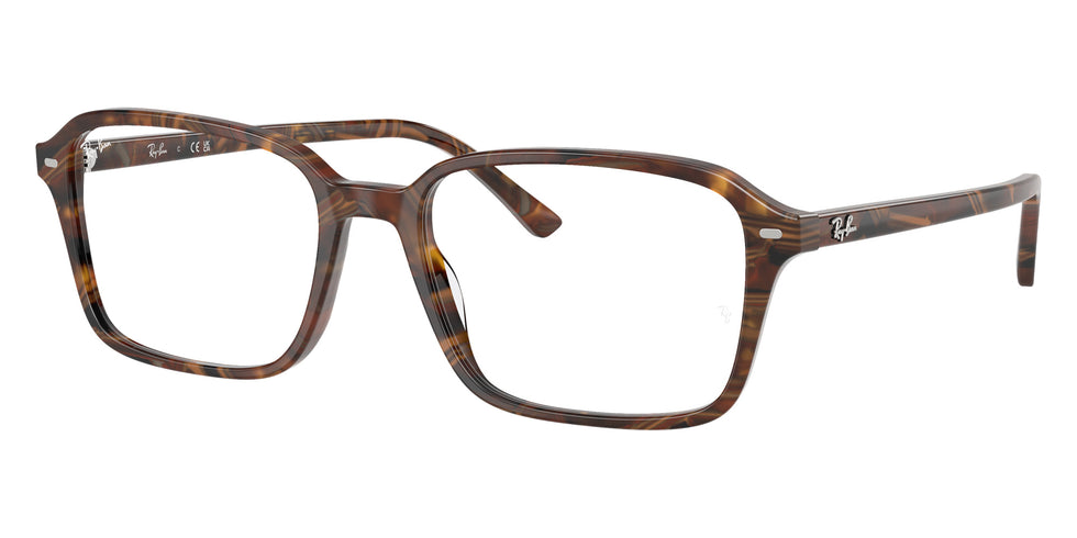 Ray-Ban® RX5431 RX5431 8395 56 Eyeglasses - Transparent Fantasy Brown/Yellow