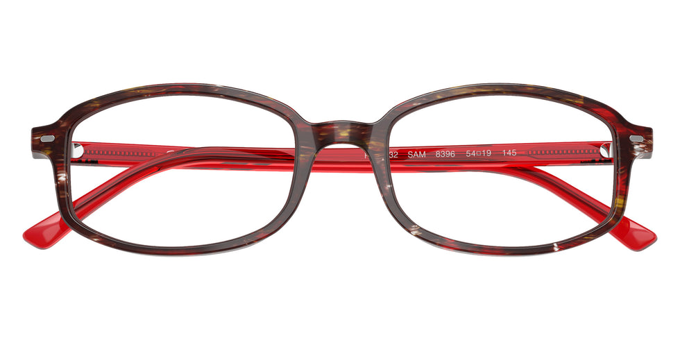 Ray-Ban® RX5432 RX5432 8396 54 Eyeglasses - Transparent Red