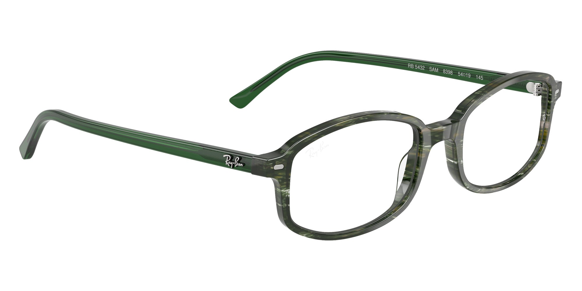Ray-Ban® RX5432 RX5432 8398 54 Eyeglasses - Transparent Green