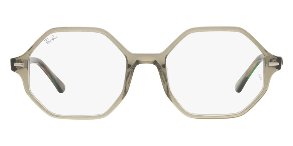 Ray-Ban® Britt RX5472 RX5472 8179 52 - Transparent Brown Eyeglasses