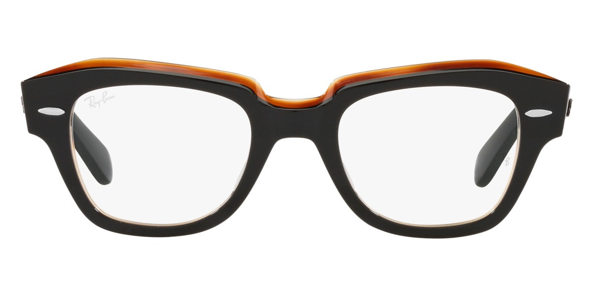Ray-Ban® State Street RX5486 RX5486 8179 48 - Transparent Brown Eyeglasses