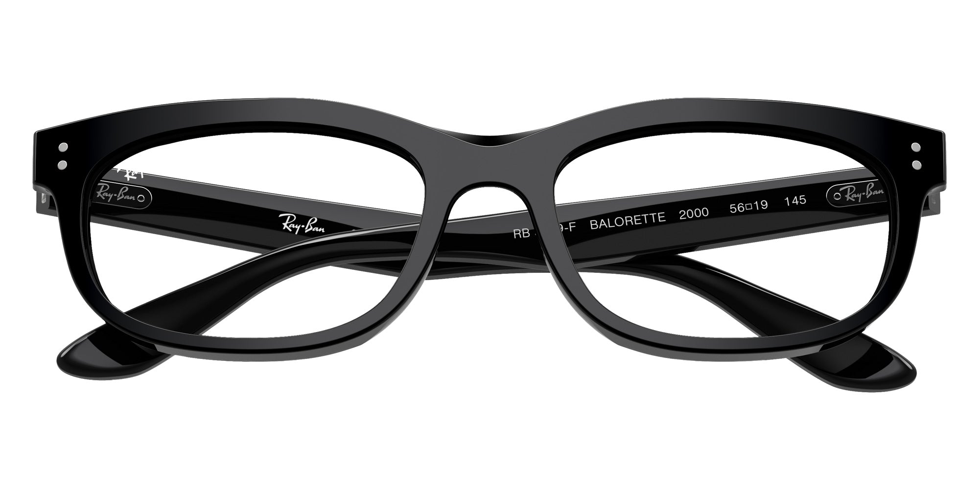 Ray-Ban® RX5489F RX5489F 2000 54 Eyeglasses - Black