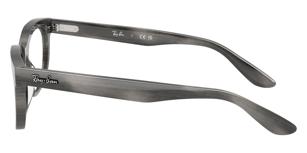 Ray-Ban® RX5489F RX5489F 8400 54 Eyeglasses - Striped Gray