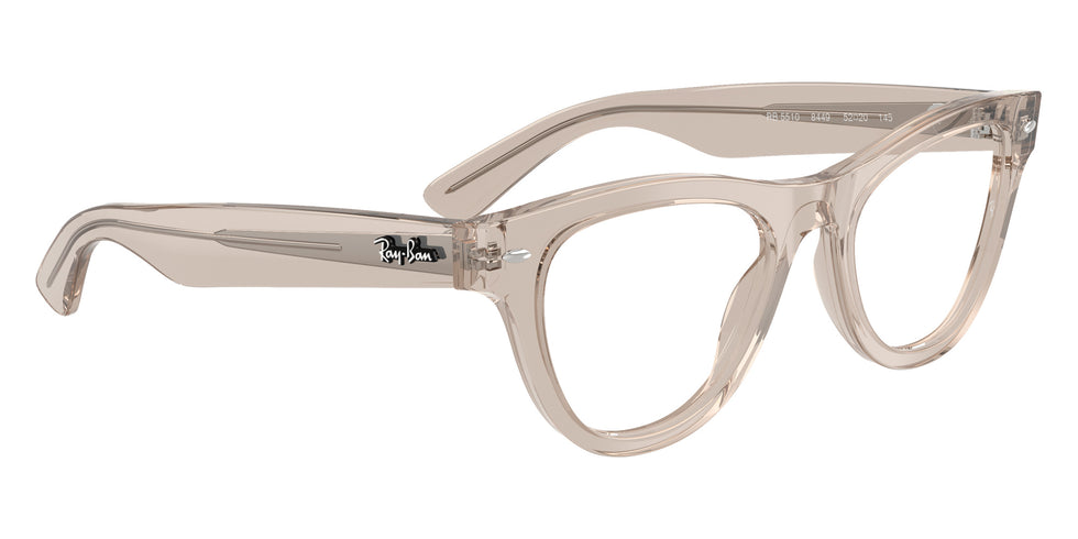 Ray-Ban® RX5510 RX5510 8449 52 Eyeglasses - Transparent Light Brown