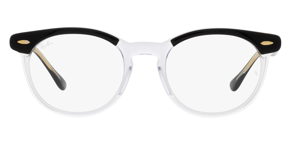 Ray-Ban® Eagleeye RX5598 RX5598 8249 49 - Havana on Transparent Green Eyeglasses