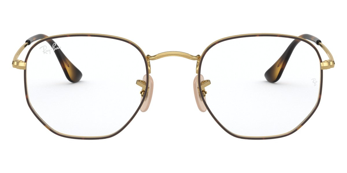 Ray-Ban® Hexagonal RX6448 RX6448 2991 54 - Black On Arista Eyeglasses