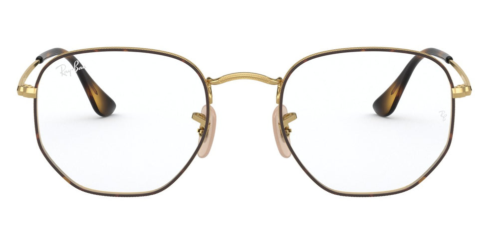 Ray-Ban® Hexagonal RX6448 RX6448 2991 54 - Black On Arista Eyeglasses