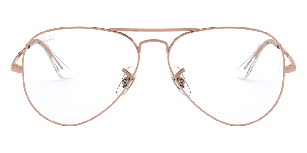 Ray-Ban® Aviator RX6489 RX6489 3094 55 - Rose Gold Eyeglasses