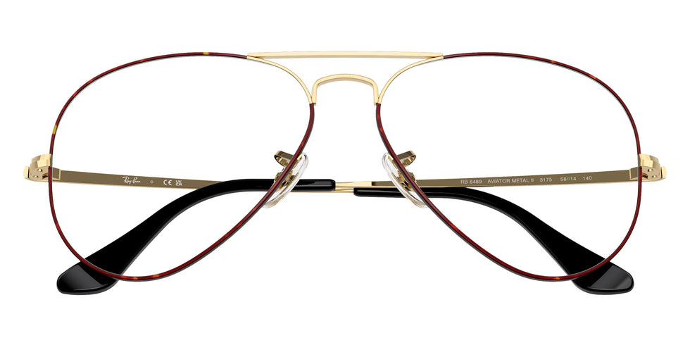 Ray-Ban® RX6489 RX6489 3175 58 Eyeglasses - Arista