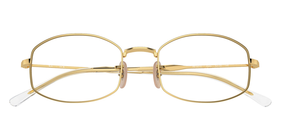Ray-Ban® RX6510 RX6510 2500 50 Eyeglasses - Arista Gold