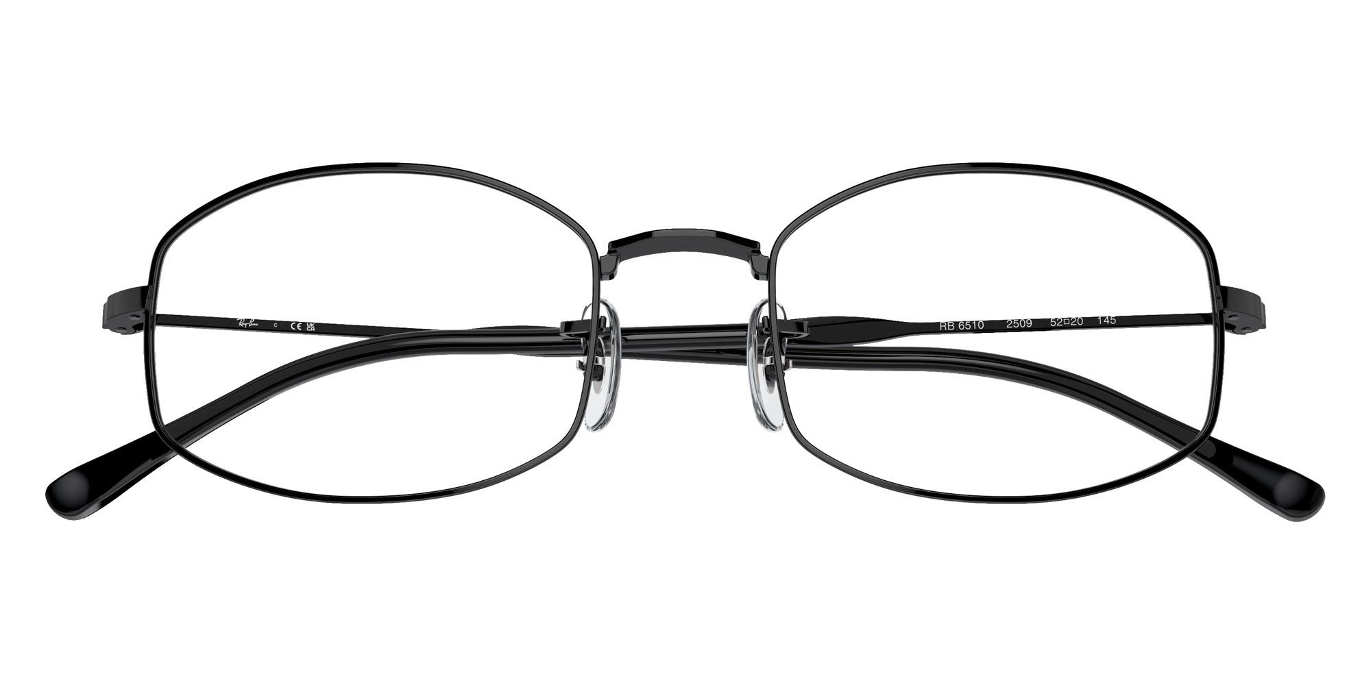 Ray-Ban® RX6510 RX6510 2509 50 Eyeglasses - Black