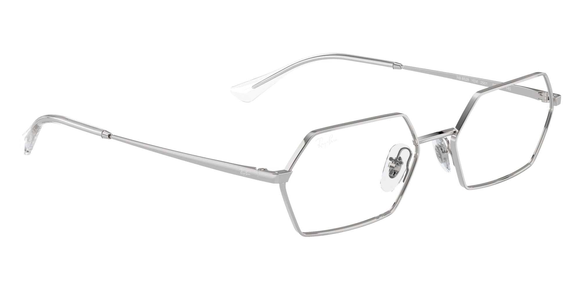 Ray-Ban® RX6528 RX6528 2501 56 Eyeglasses - Silver