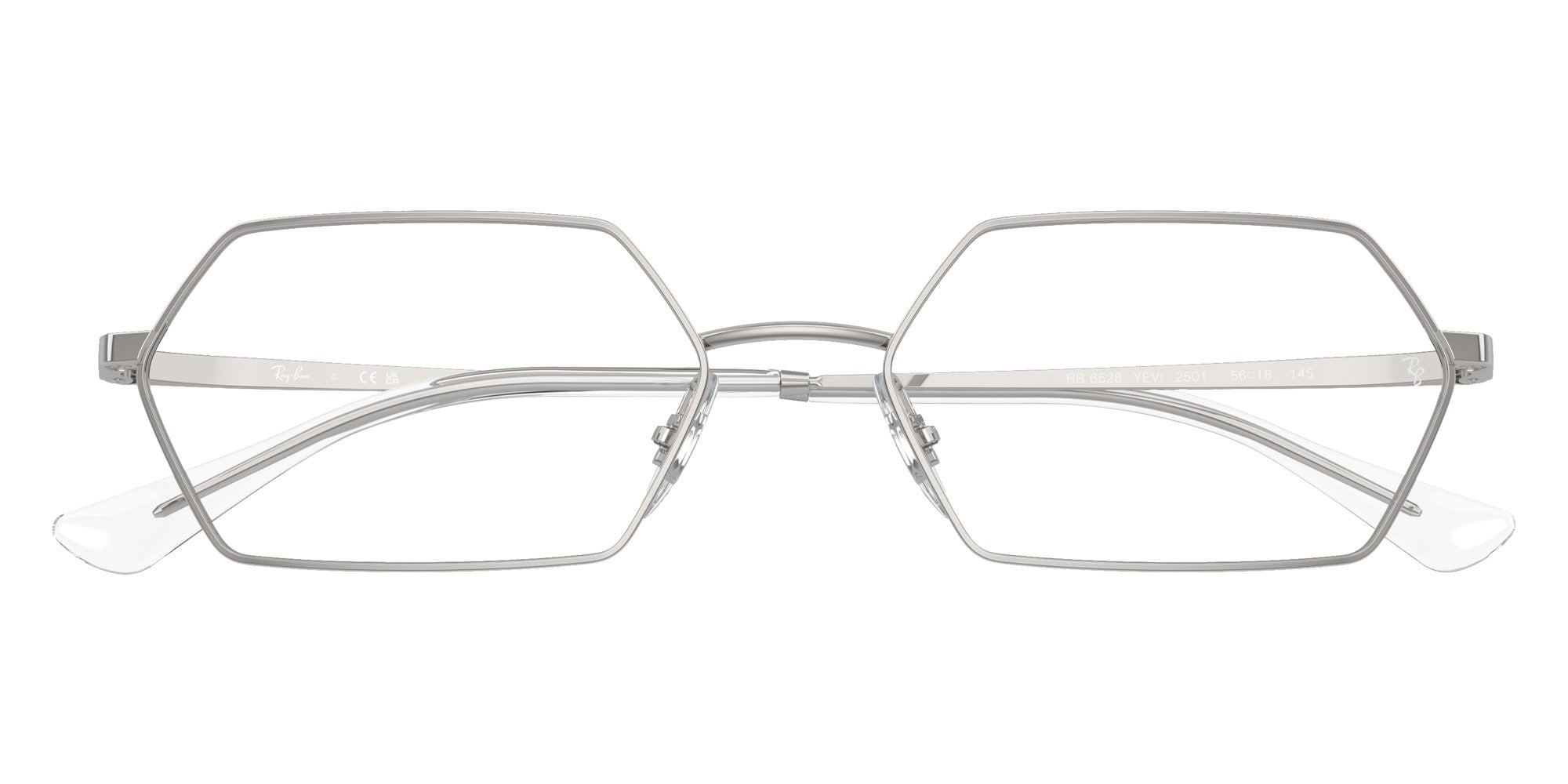 Ray-Ban® RX6528 RX6528 2501 56 Eyeglasses - Silver