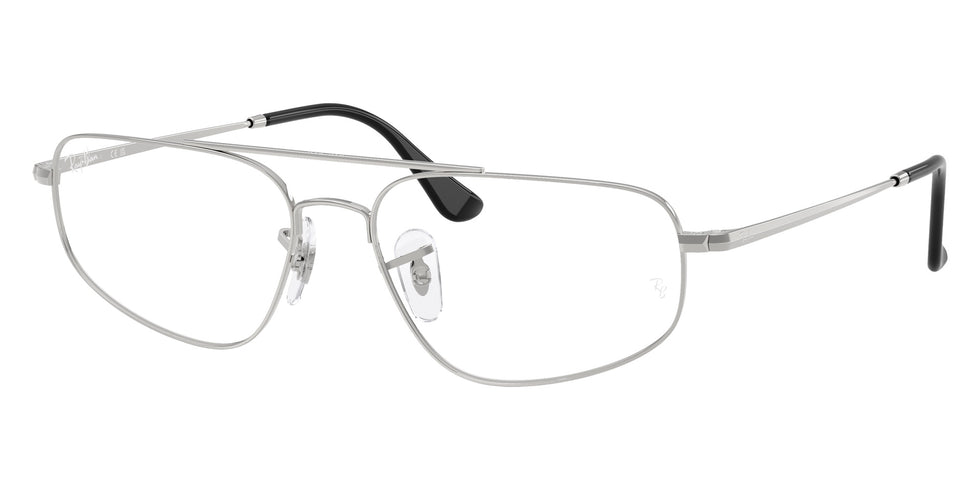 Ray-Ban® RX6550 RX6550 2501 56 Eyeglasses - Silver