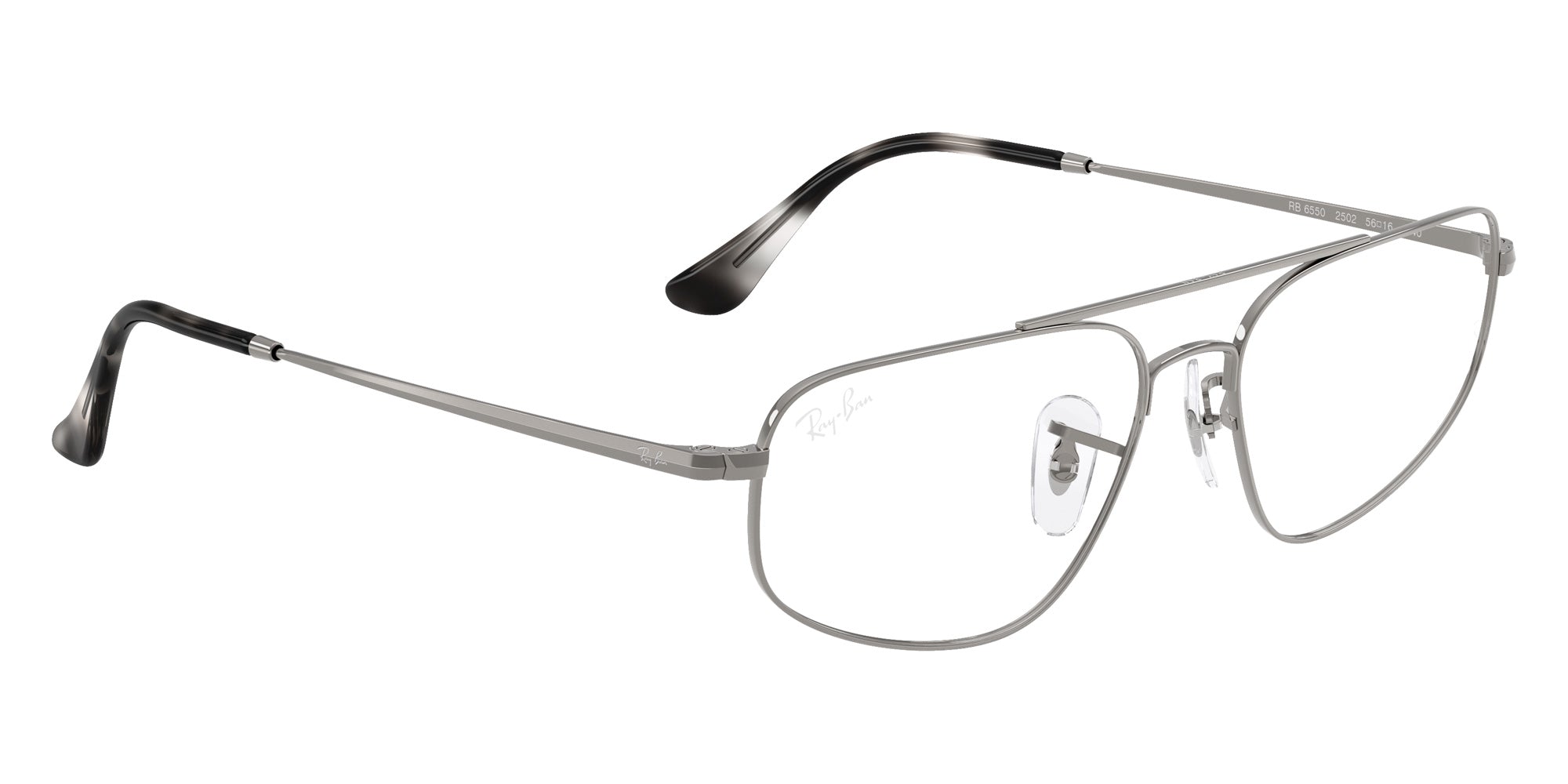 Ray-Ban® RX6550 RX6550 2502 54 Eyeglasses - Gunmetal