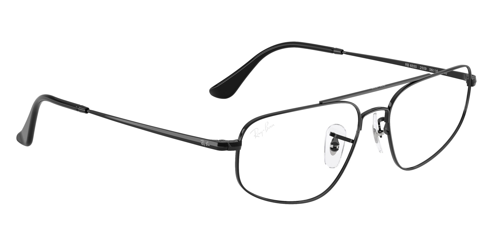 Ray-Ban® RX6550 RX6550 2509 56 Eyeglasses - Black