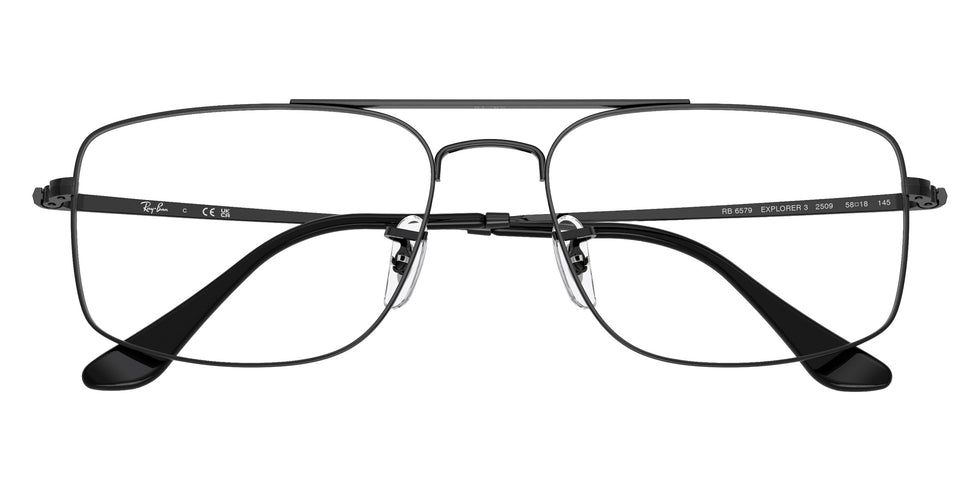 Ray-Ban® RX6579 RX6579 2509 58 Eyeglasses - Black