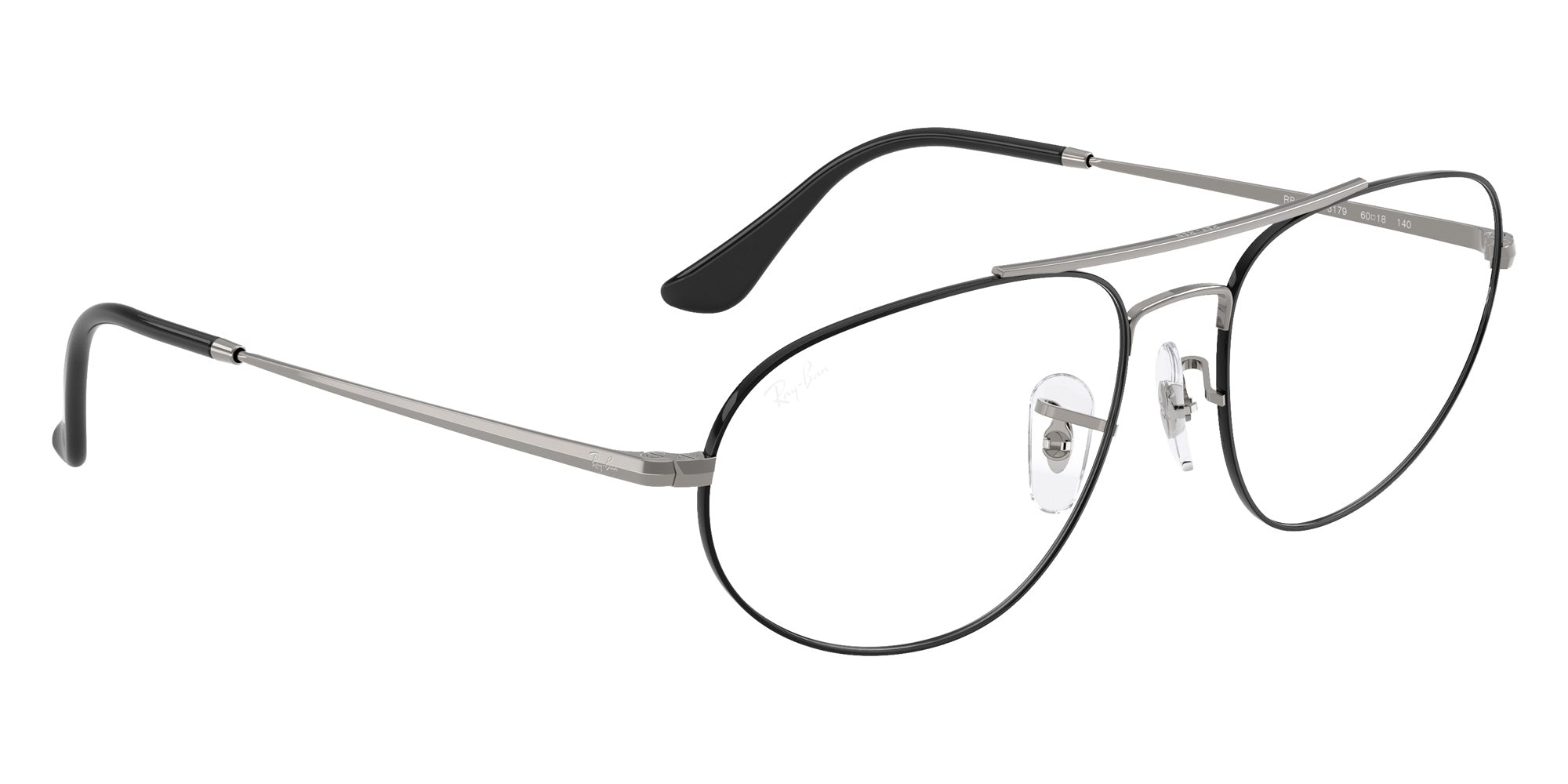 Ray-Ban® RX6645 RX6645 3179 60 Eyeglasses - Gunmetal