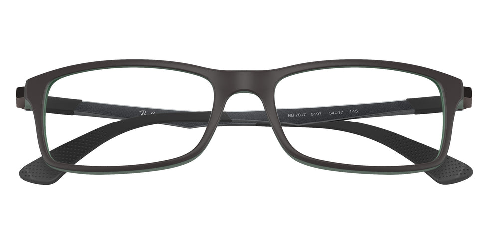 Ray-Ban® RX7017 RX7017 5197 54 Eyeglasses - Black On Green