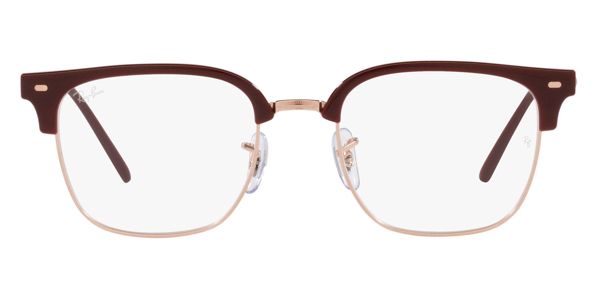 Ray-Ban® New Clubmaster RX7216 RX7216 8208 51 - Green on Black Eyeglasses