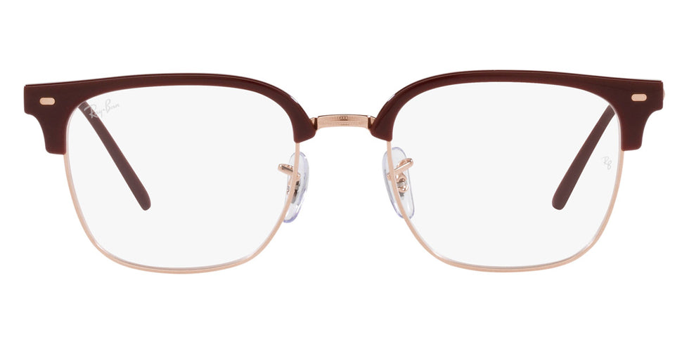 Ray-Ban® New Clubmaster RX7216 RX7216 8208 51 - Green on Black Eyeglasses