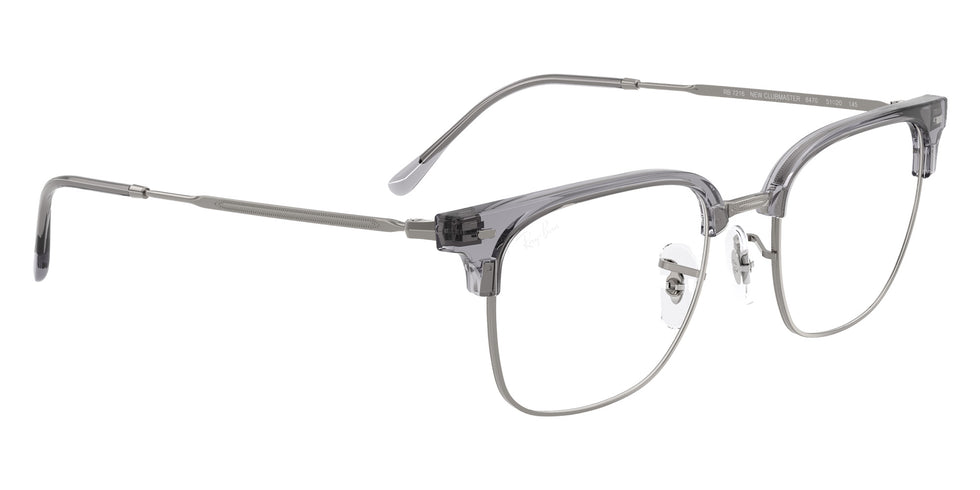 Ray-Ban® RX7216 RX7216 8470 53 Eyeglasses - Gunmetal