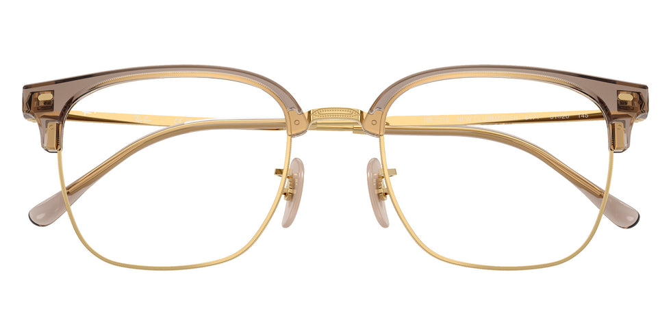 Ray-Ban® RX7216 RX7216 8471 53 Eyeglasses - Gold