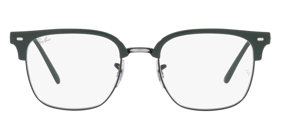 Ray-Ban® New Clubmaster RX7216F RX7216F 8209 53 - Bordeaux on Rose Gold Eyeglasses