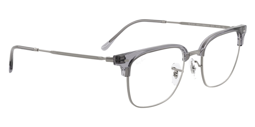 Ray-Ban® RX7216F RX7216F 8470 53 Eyeglasses - Gunmetal