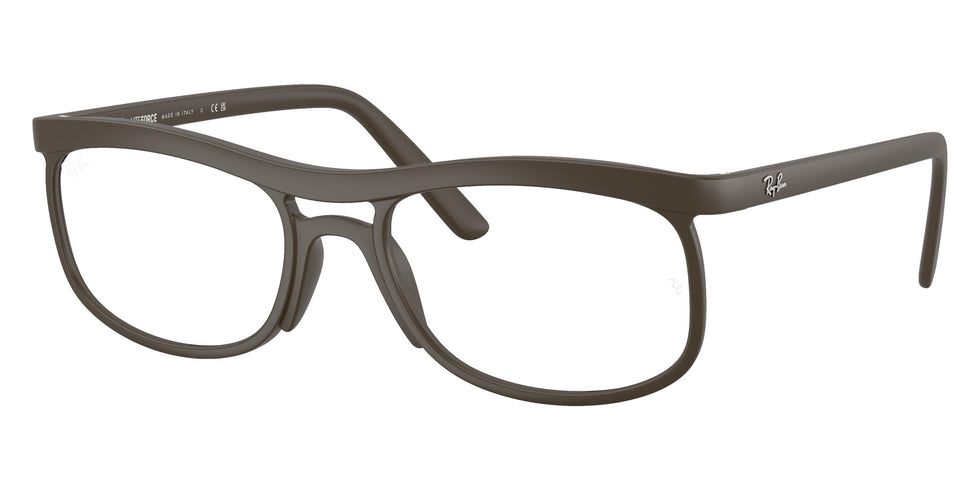 Ray-Ban® RX7254 RX7254 8063 56 Eyeglasses - Sand Brown