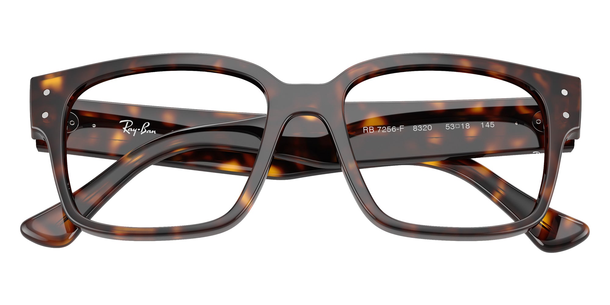 Ray-Ban® RX7256F RX7256F 8320 50 Eyeglasses - Havana