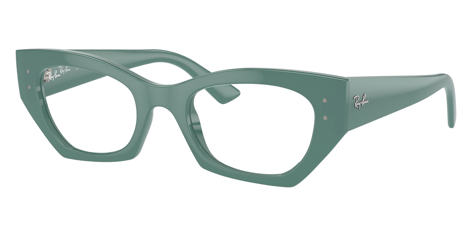 Ray-Ban® RX7330 RX7330 8345 52 Eyeglasses - Algae Green