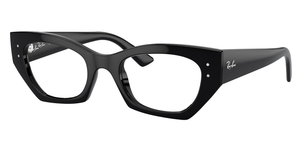 Ray-Ban® RX7330F RX7330F 8260 49 Eyeglasses - Black