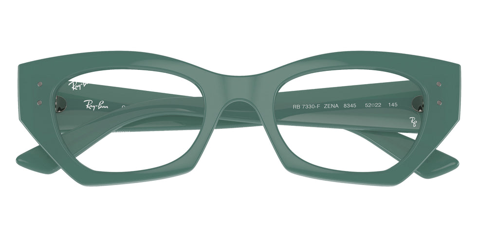 Ray-Ban® RX7330F RX7330F 8345 49 Eyeglasses - Algae Green