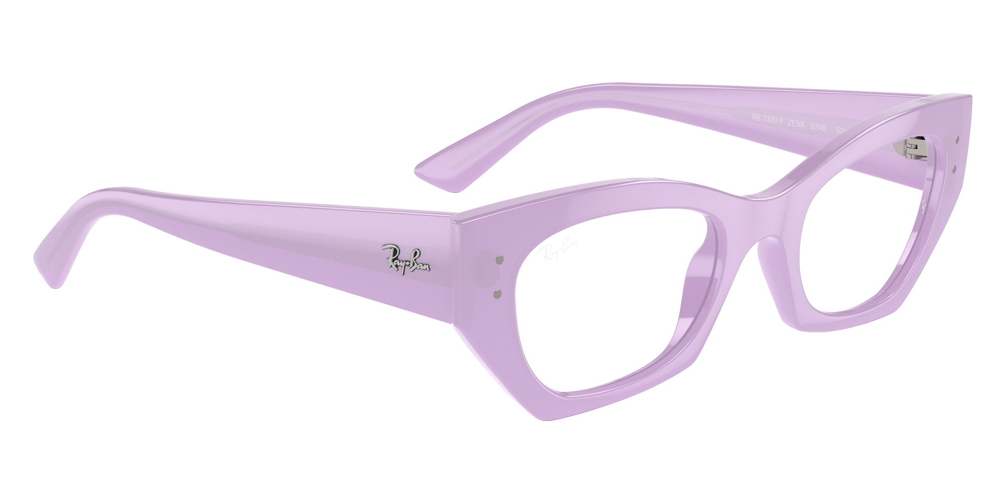Ray-Ban® RX7330F RX7330F 8346 49 Eyeglasses - Lilac