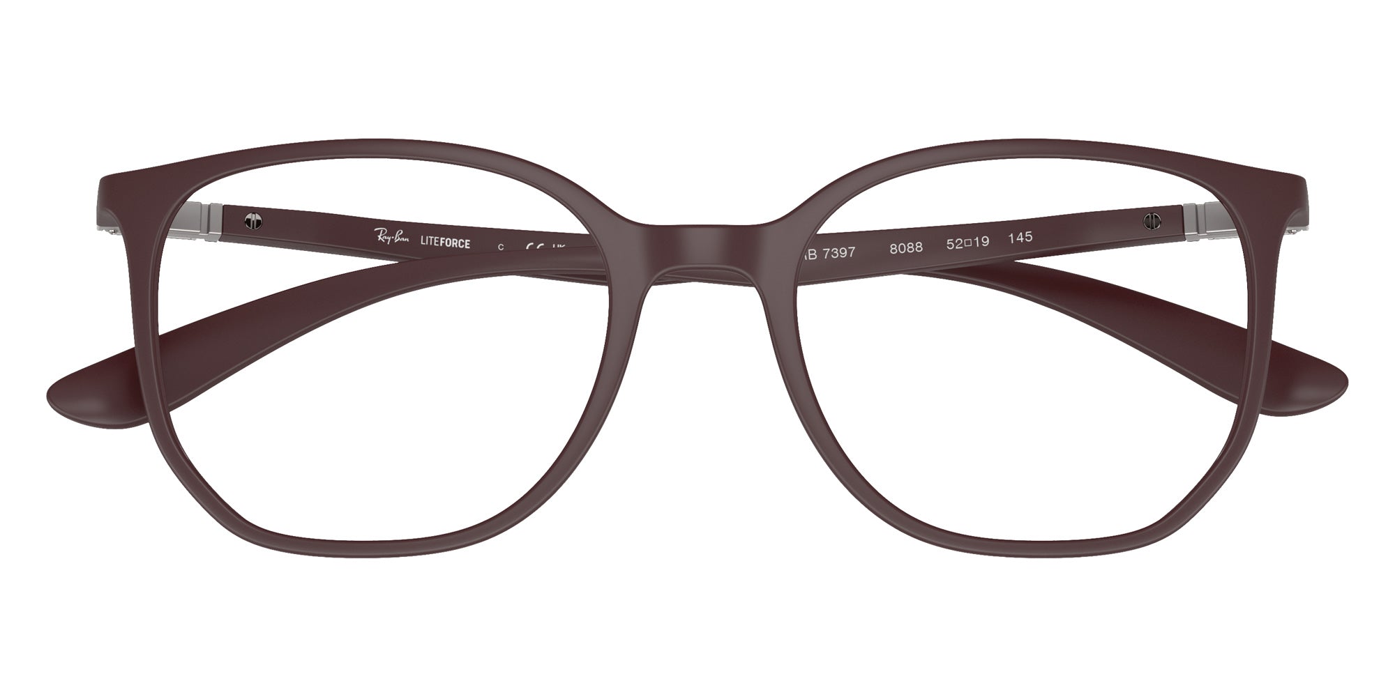 Ray-Ban® RX7397 RX7397 8088 52 Eyeglasses - Sand Purple