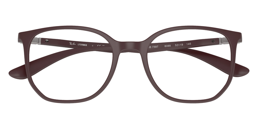 Ray-Ban® RX7397 RX7397 8088 52 Eyeglasses - Sand Purple